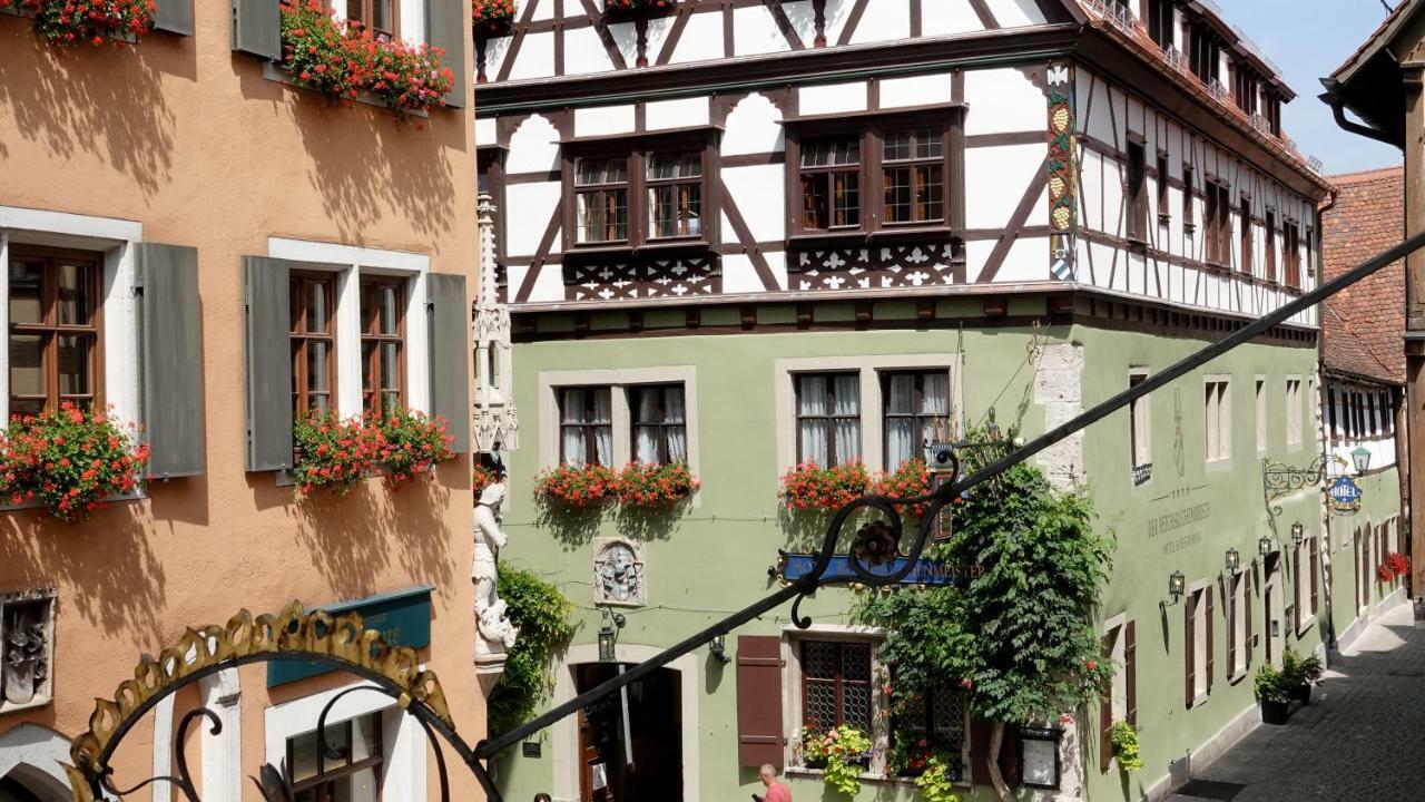 Hotel Reichskuechenmeister Rothenburg ob der Tauber Extérieur photo